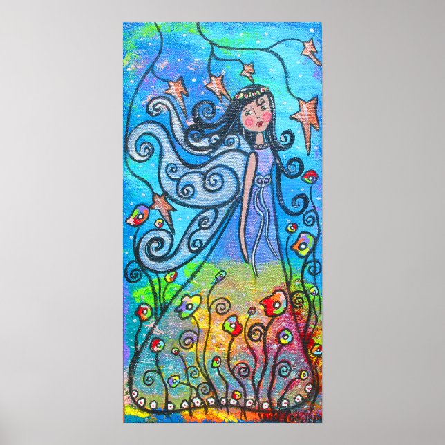 Poster de la fée de beauté ailée (Devant)