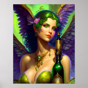 Poster de la Fée verte Absinthe