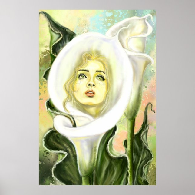 Poster de la femme Calla Lily (Devant)