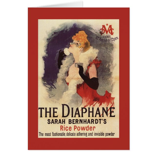 Poster de la femme La Diaphane Powdering Face Prom (Devant)