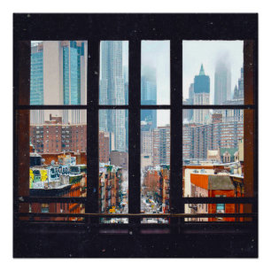 Poster de la fenêtre de New York