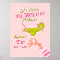 Poster de la fête d'anniversaire pour adultes Marg