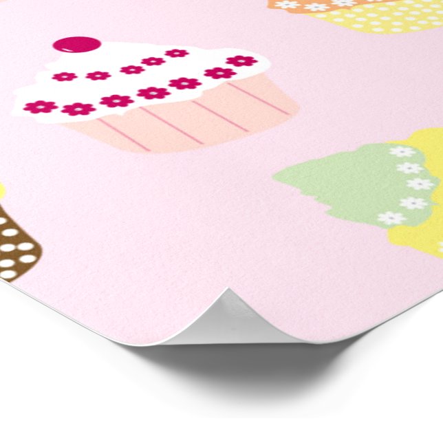 Poster de la fête de Cupcake (Coin)