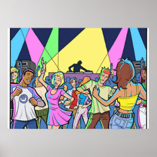 Poster de la fête de danse