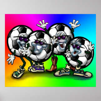 Poster de la fête de football