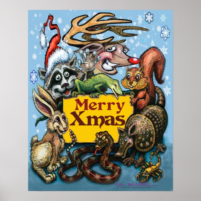 Poster de la fête de Noël (Devant)
