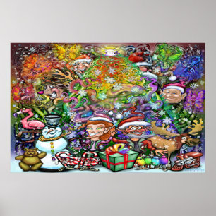 Poster de la fête de Noël