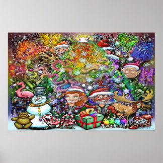 Poster de la fête de Noël
