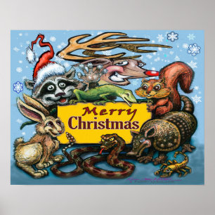 Poster de la fête de Noël