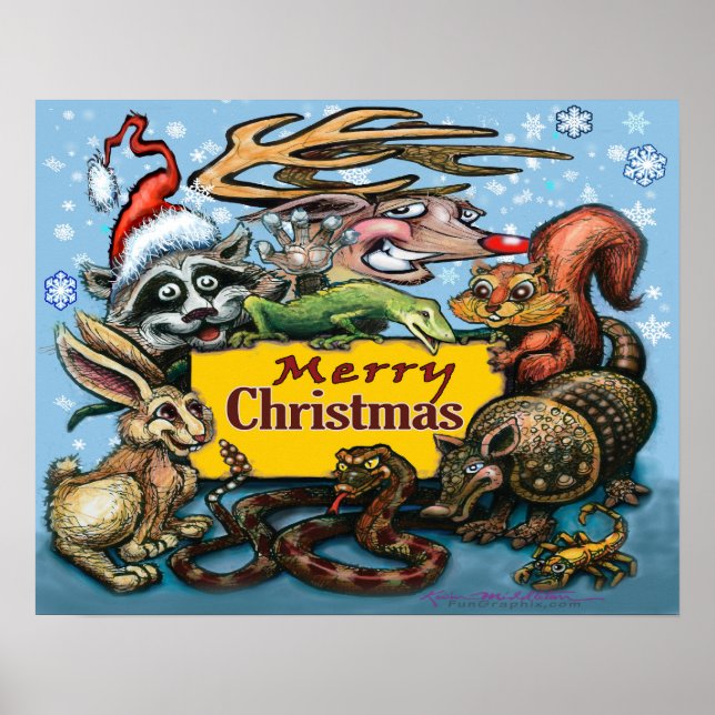 Poster de la fête de Noël (Devant)