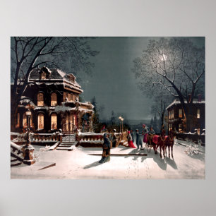 Poster de la fête de Noël victorienne