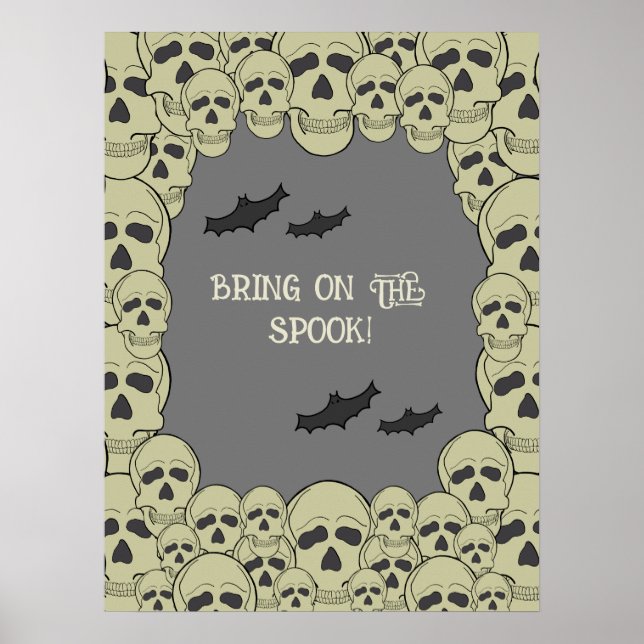 Poster de la fête d'Halloween pour adultes Vintage (Devant)