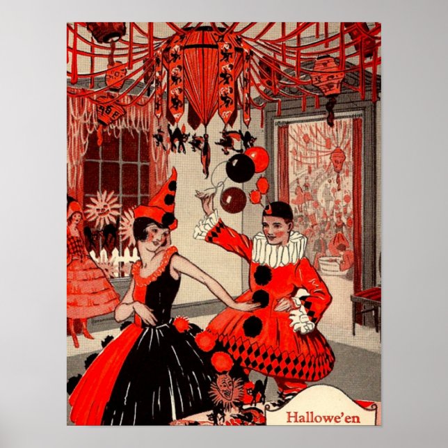 Poster de la fête du costume d'Halloween (Devant)