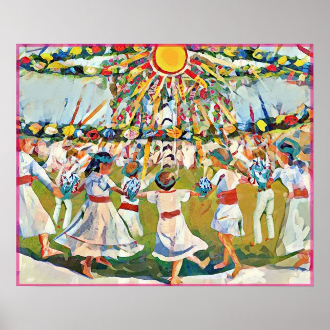 Poster de la fête du Printemps de l'art populaire  (Devant)