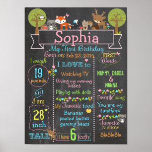 Poster de la fête Woodland