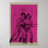 Poster de la Fierté d'Amour Lutte vintage