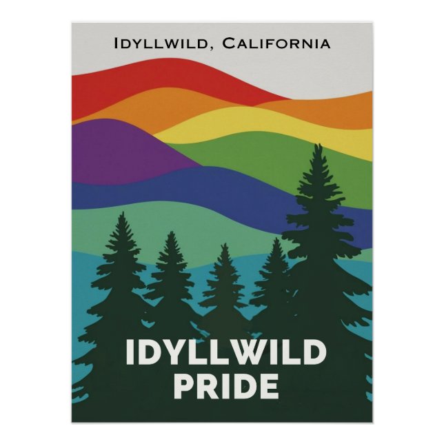 Poster de la Fierté d'Idyllwild (Devant)
