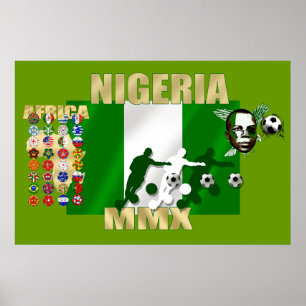Poster de la fierté nigériane 2010 Naija Super Eag