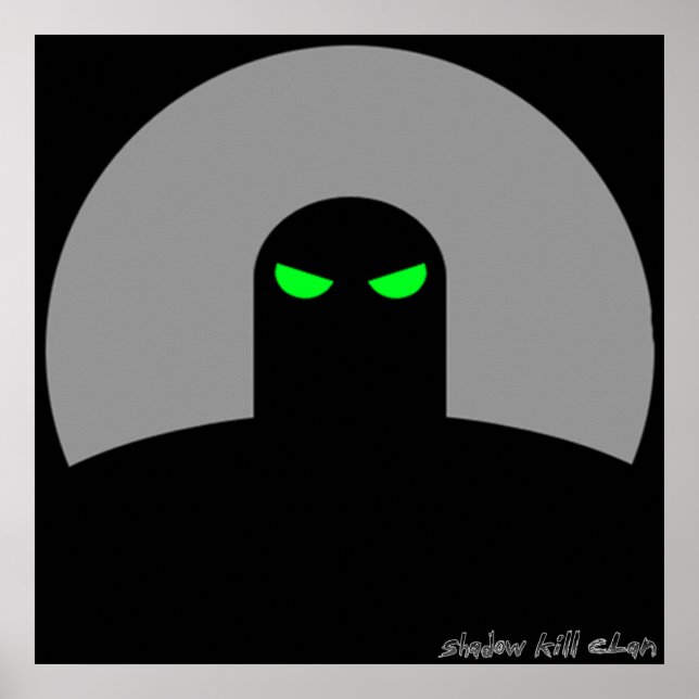 Poster de la figure de l'ombre du clan Kill Shadow (Devant)