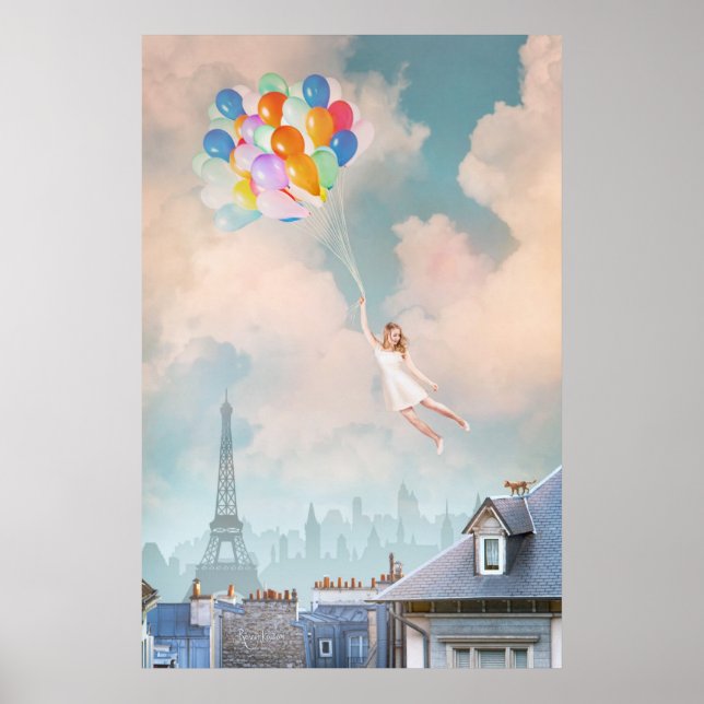 Poster de la fille de ballon (Devant)