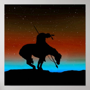 Poster de la fin de la piste Sihouette avec ciel n