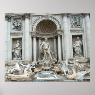 Poster de la Fontaine de Trevi