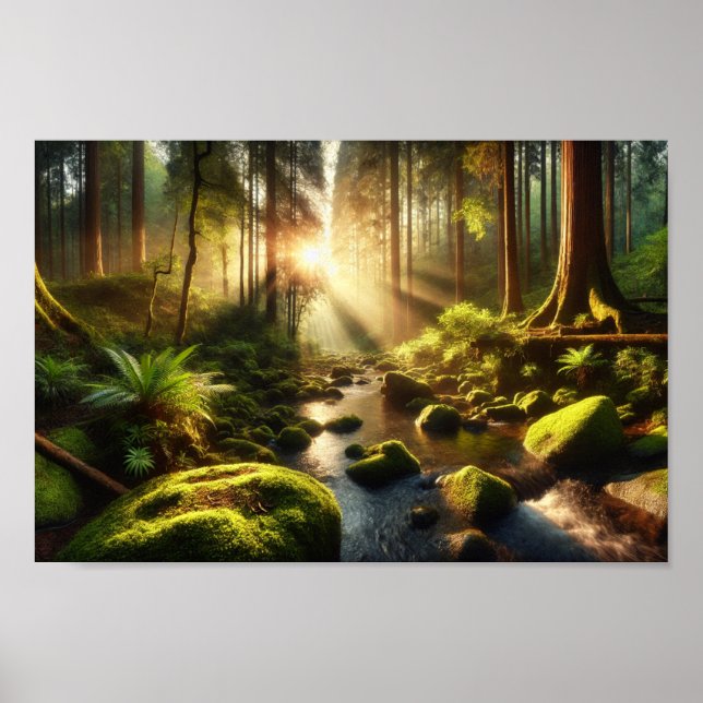 Poster de la forêt (Devant)