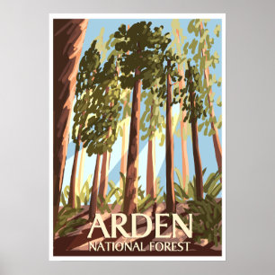 Poster de la forêt d'Arden