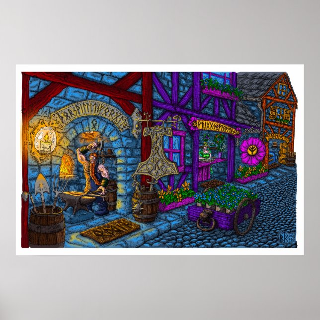 Poster de la Forge de Thorsville (Devant)