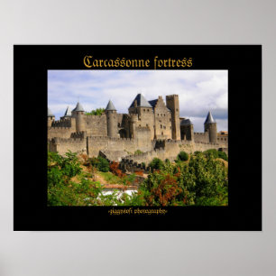 Poster de la forteresse de Carcassonne