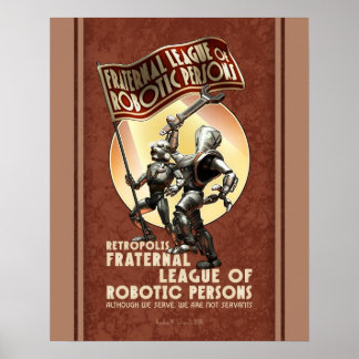 Poster de la Fraternelle Ligue de la Personne Robo