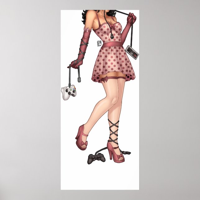 Poster de la gamer (Devant)