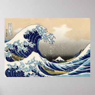 Poster de la Grande Vague de Kanagawa
