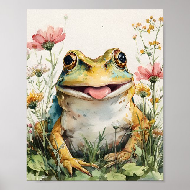 Poster de la grenouille mignonne - Whimssore Cotta (Devant)