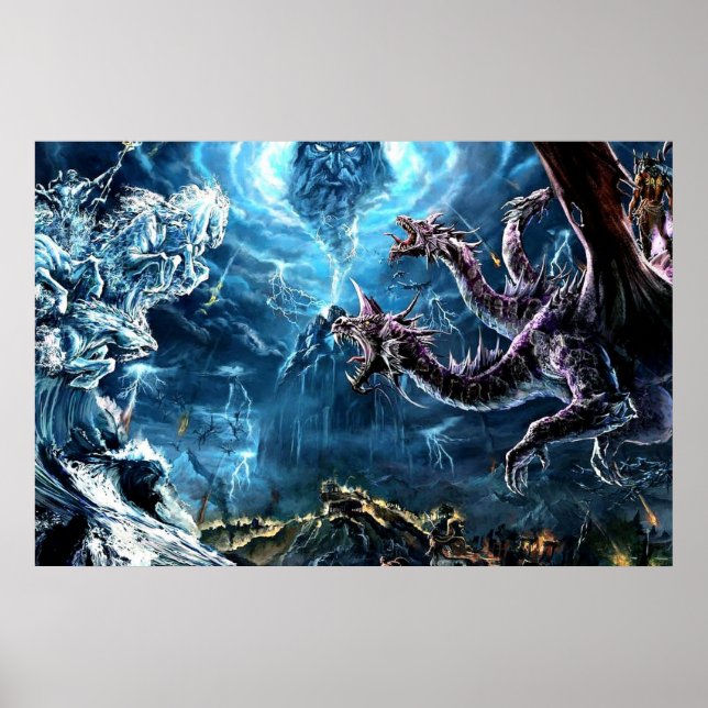 Poster de la Guerre des Immortels (Devant)