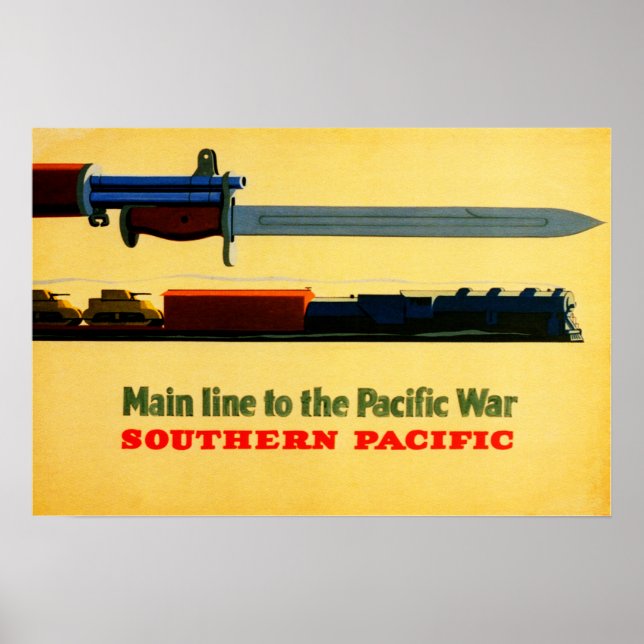 Poster de la Guerre du Pacifique Sud au Pacifique (Devant)