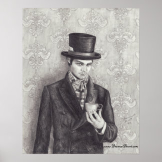 Poster De La Haine Mad Hatter Art Wonderland Art