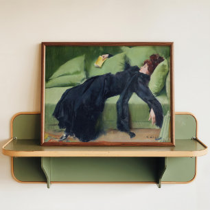 Poster de la jeune femme décadente - Ramon Casas V