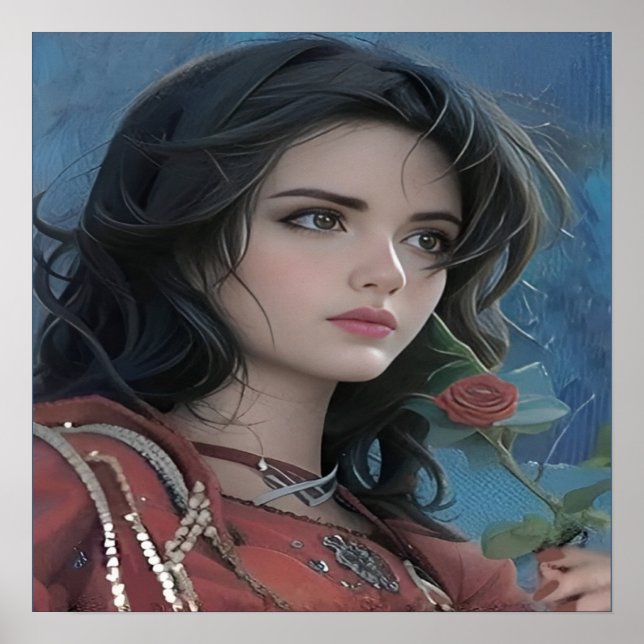 Poster de la jolie dame (Devant)