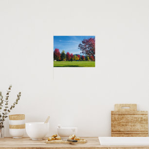 Poster de la journée d'automne dans le parc