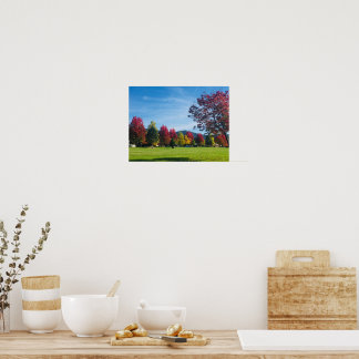 Poster de la journée d'automne dans le parc