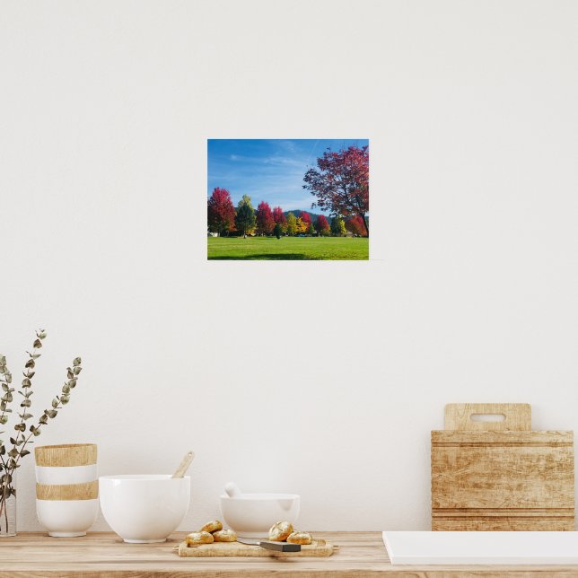 Poster de la journée d'automne dans le parc (Cuisine)