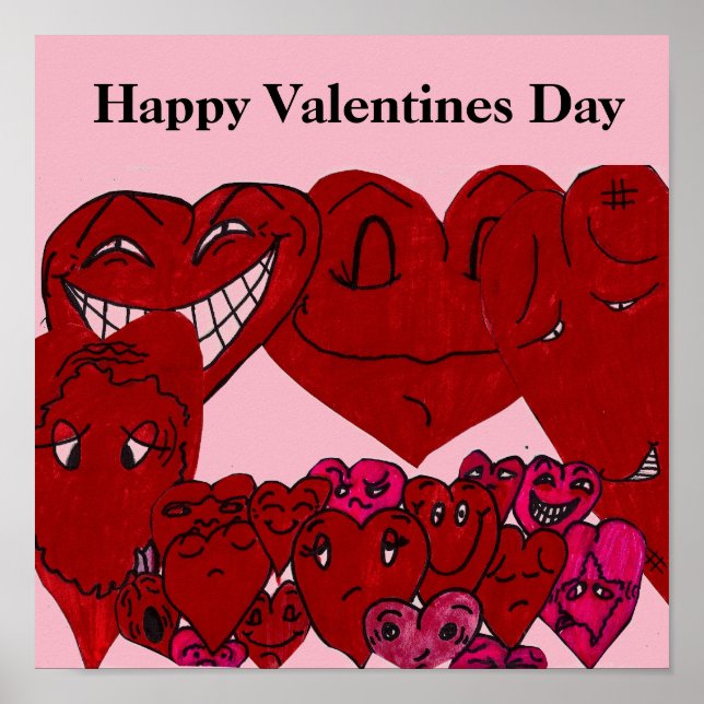 POSTER DE LA JOURNÉE VALENTINES (Devant)