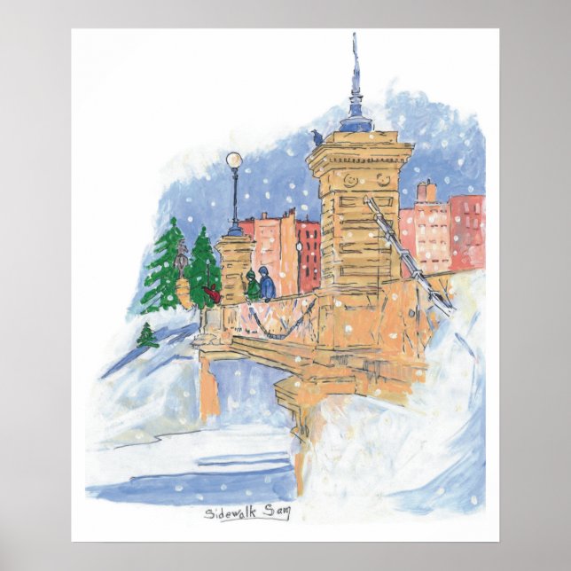 Poster de la lagune de neige (Devant)