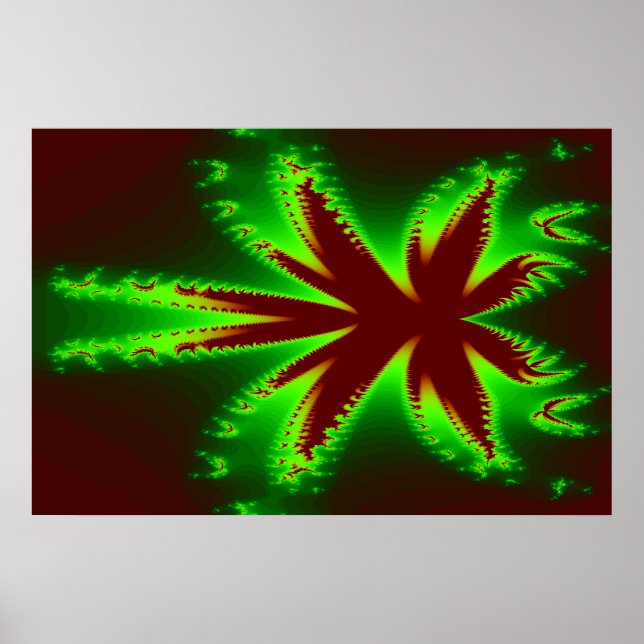 Poster de la libellule en flammes (Devant)