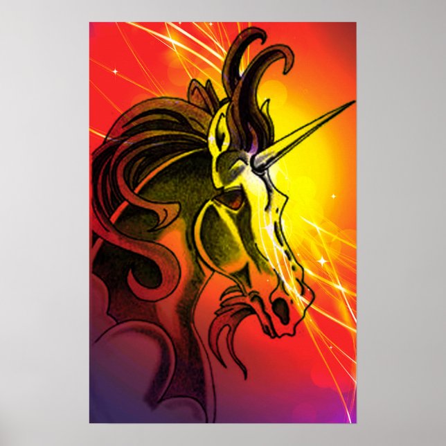 Poster de la licorne magique (Devant)