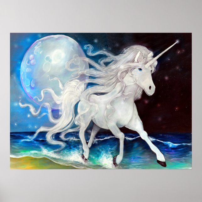 Poster de la licorne Moonlight (Devant)