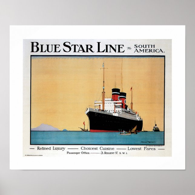 Poster de la ligne Blue Star (Devant)
