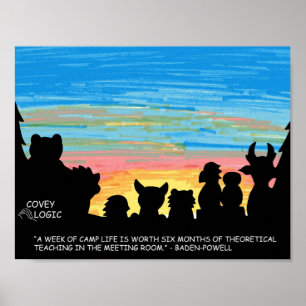 Poster de la Logique Covey "Camp Life"