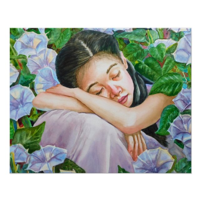 Poster de la lune couchée (Devant)